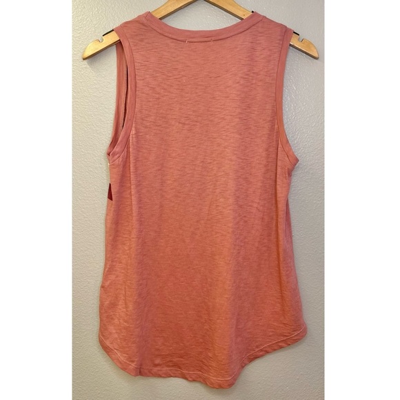 Sundry Sleeveless Pima Cotton Muscle Tee Tank Colorful Stripes - Picture 3 of 7